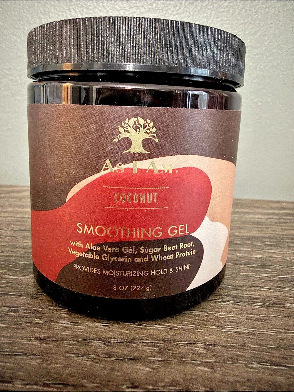 As I Am Coconut Smoothing Gel 8 oz Brown